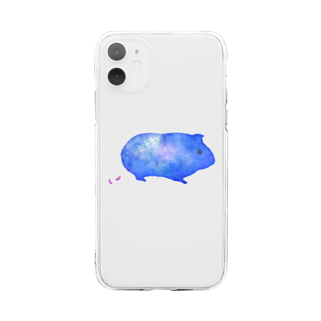 ねりのモルモット Soft Clear Smartphone Case