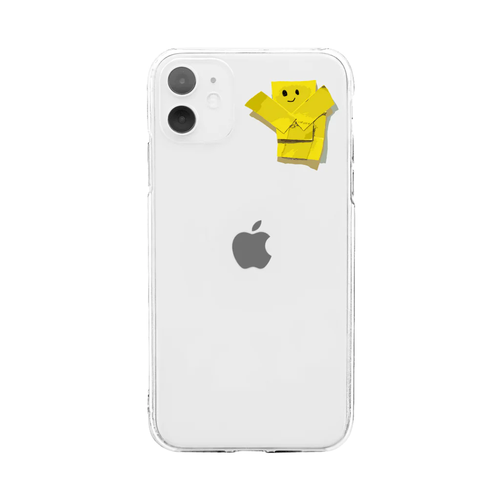 カナダの黄色くん Soft Clear Smartphone Case