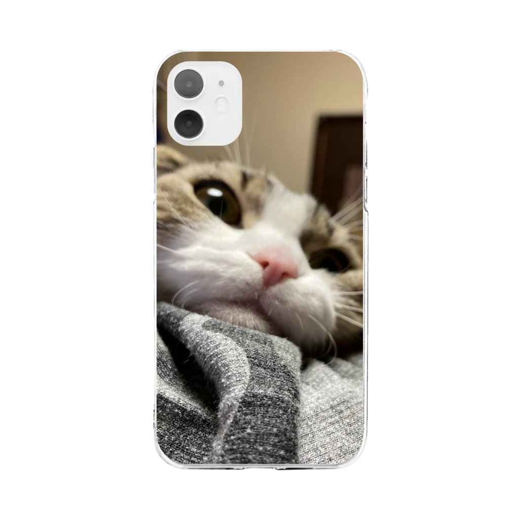 🍏宇貴＊*@ラの猫ちゃん Soft Clear Smartphone Case