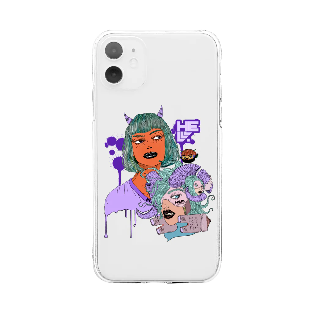 HElll - ヘル - のDevil Girl&nightmare　クリアタイプ Soft Clear Smartphone Case