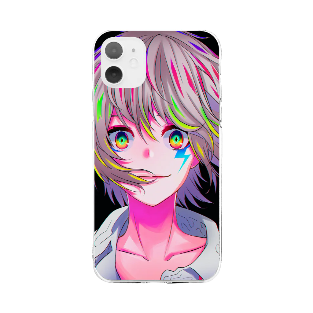 カメレオン ～Chameleon～の感電⚡⚡ Soft Clear Smartphone Case