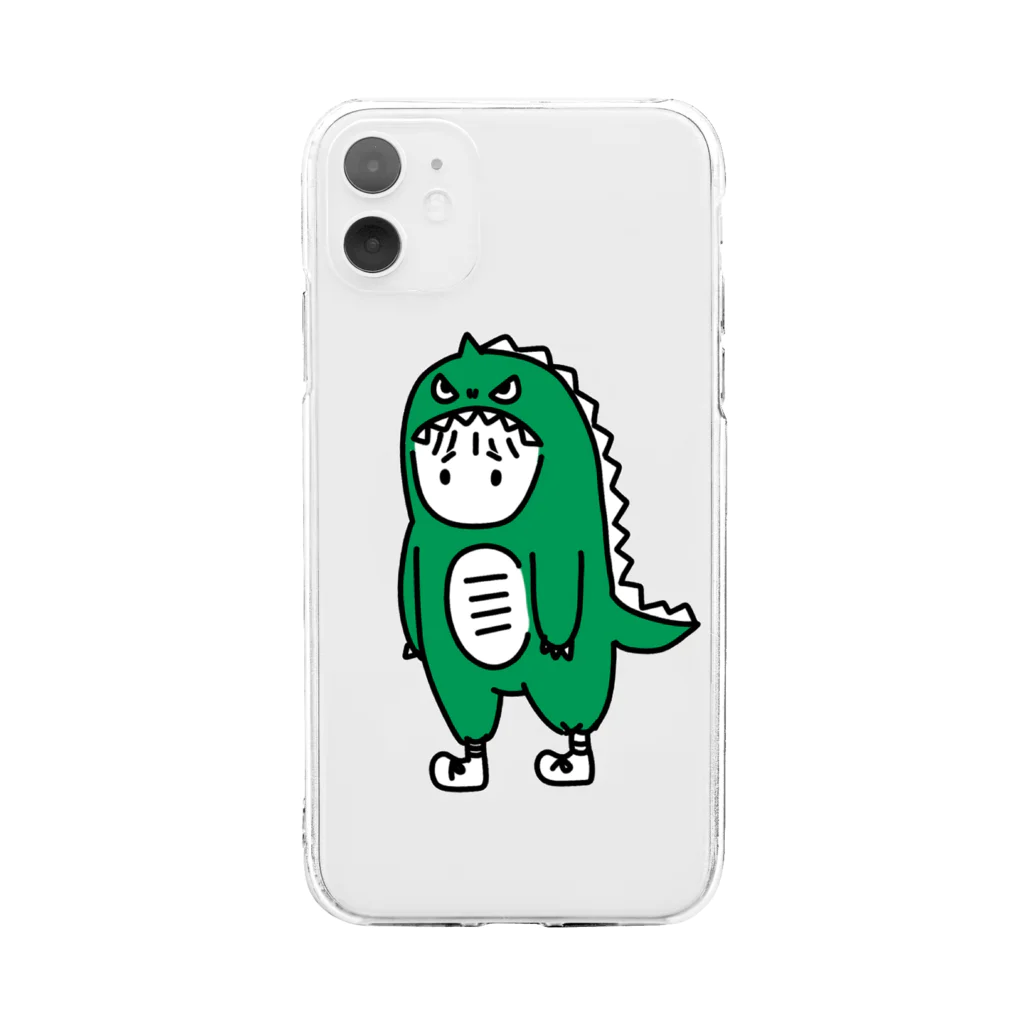 RIYONGのこまったくん Soft Clear Smartphone Case