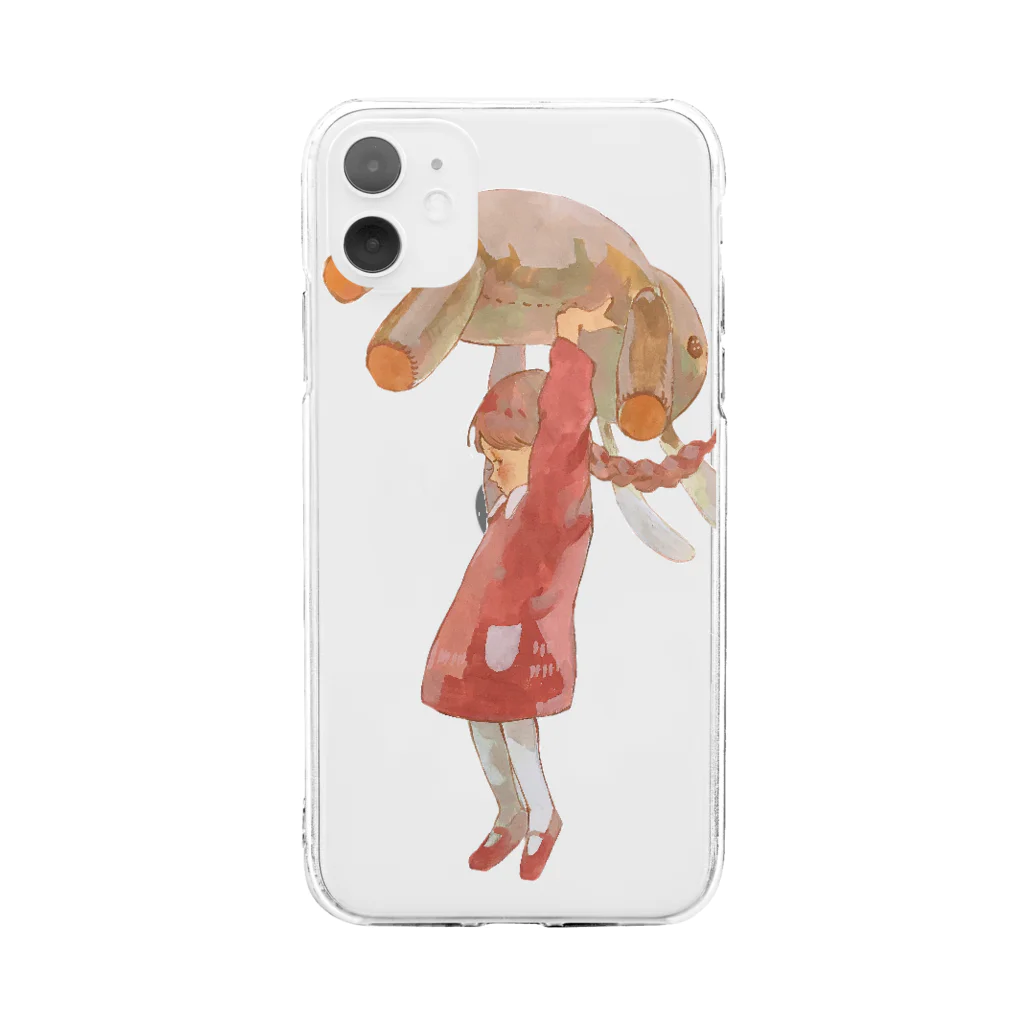 kingyoso01の△ちゃんとお友達 Soft Clear Smartphone Case