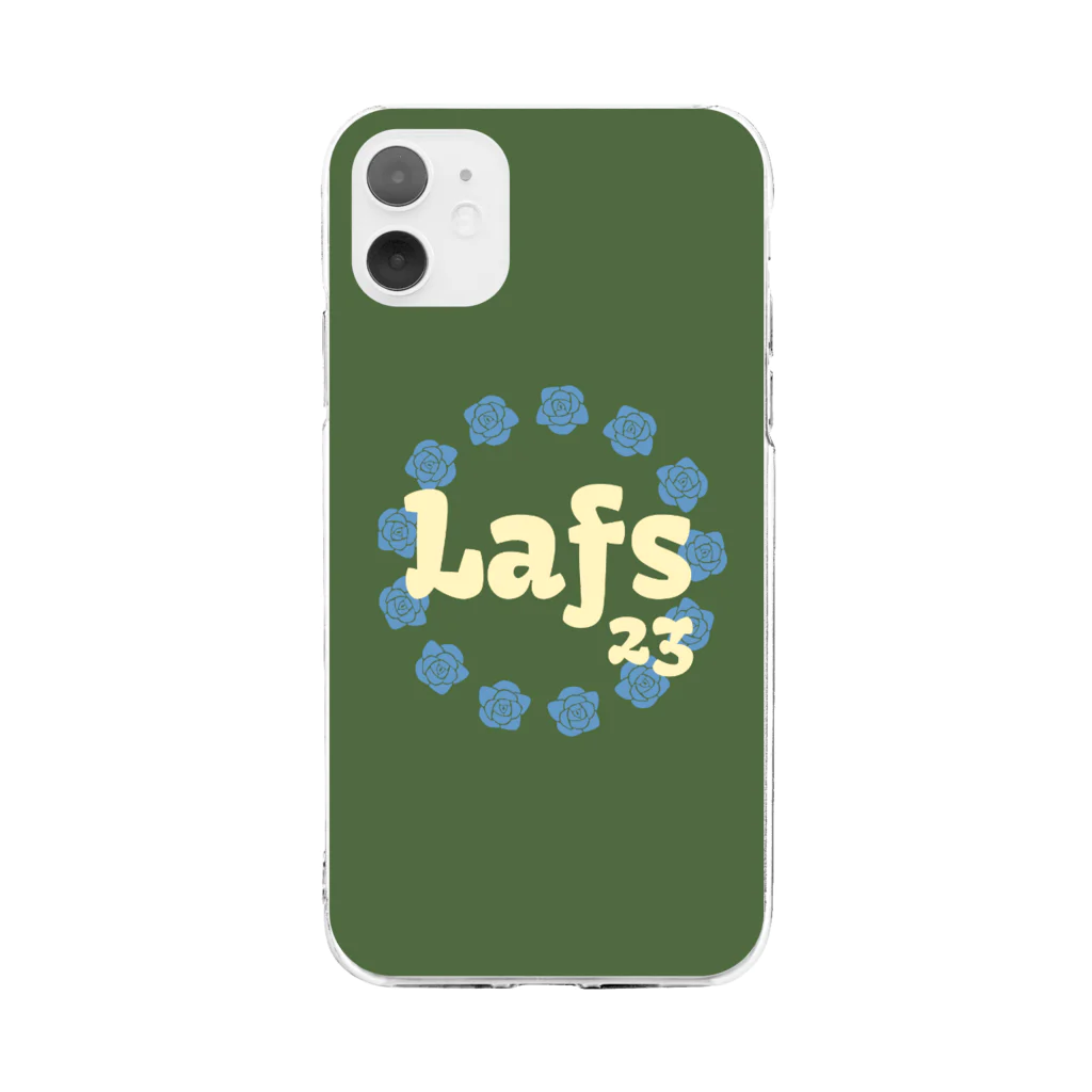 Lafs23のLafs23 公式グッズ ｢花｣ ソフトクリアスマホケース