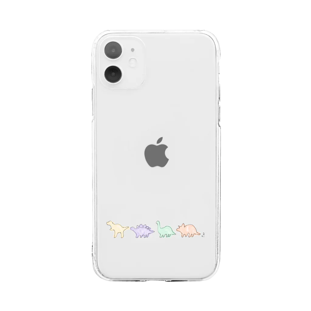 fuwarium＊o3のきょうりゅう Soft Clear Smartphone Case