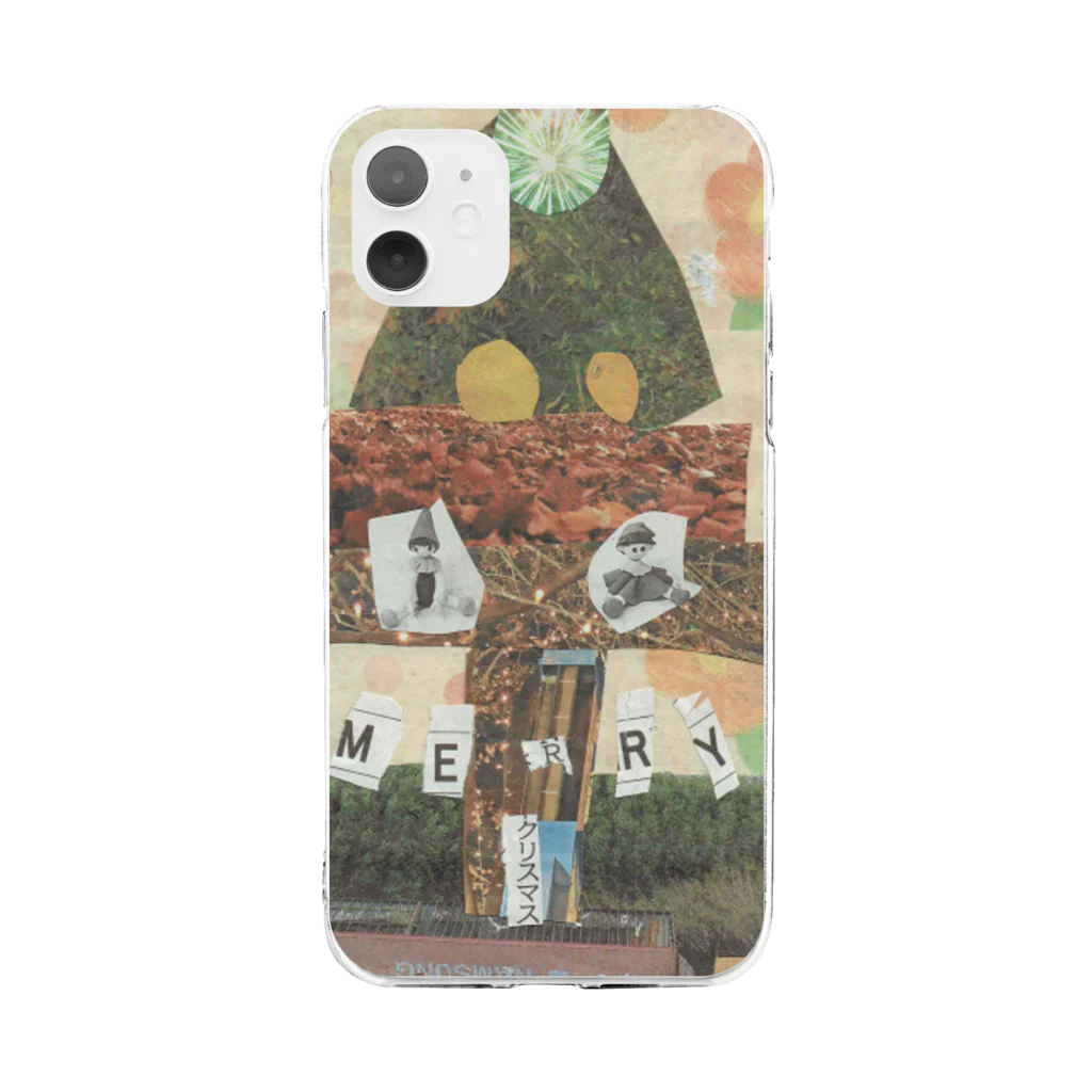 Danke Shoot Coffeeのサイボーグツリー Soft Clear Smartphone Case