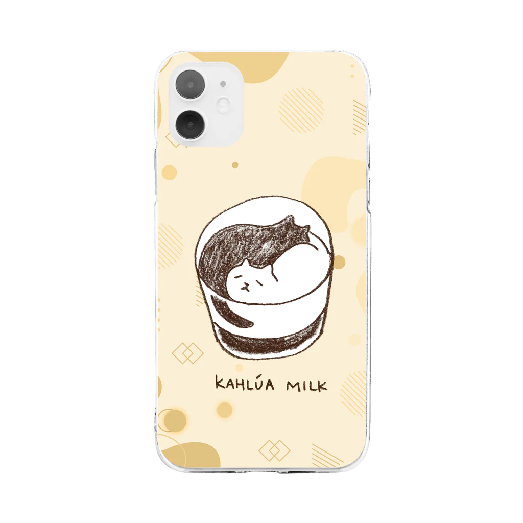 stereovisionのカルーア・ミルク (Kahlua and Milk) Soft Clear Smartphone Case