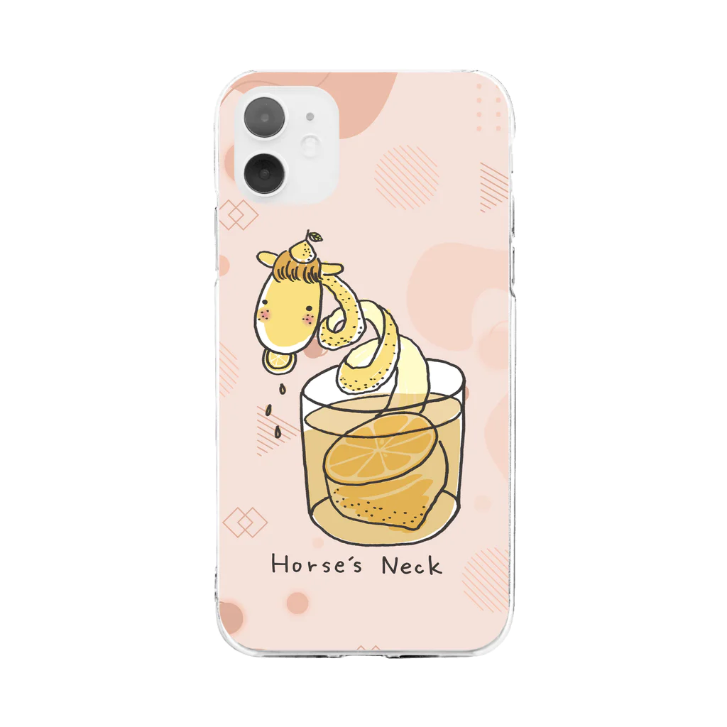 stereovisionのホーセズ・ネック（Horse's Neck） Soft Clear Smartphone Case