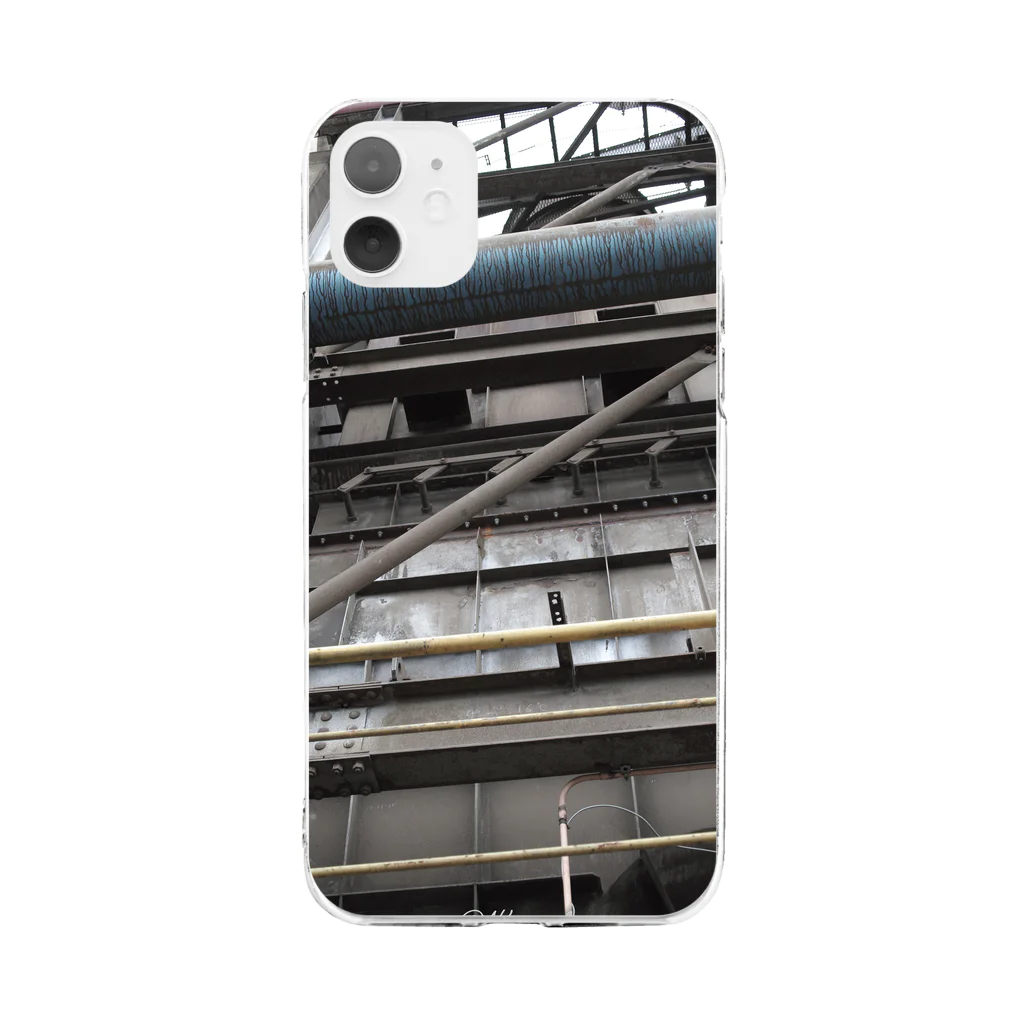 w_tanks_のno steel no life 岸和田製鋼 Soft Clear Smartphone Case