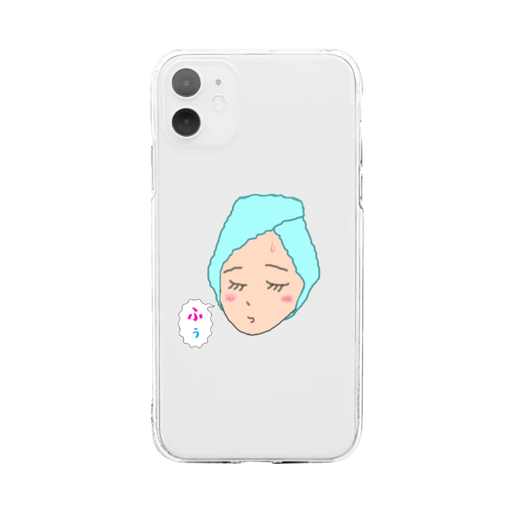 サウナ ＆ スパ　Foo-storeのふぅ…girl Soft Clear Smartphone Case