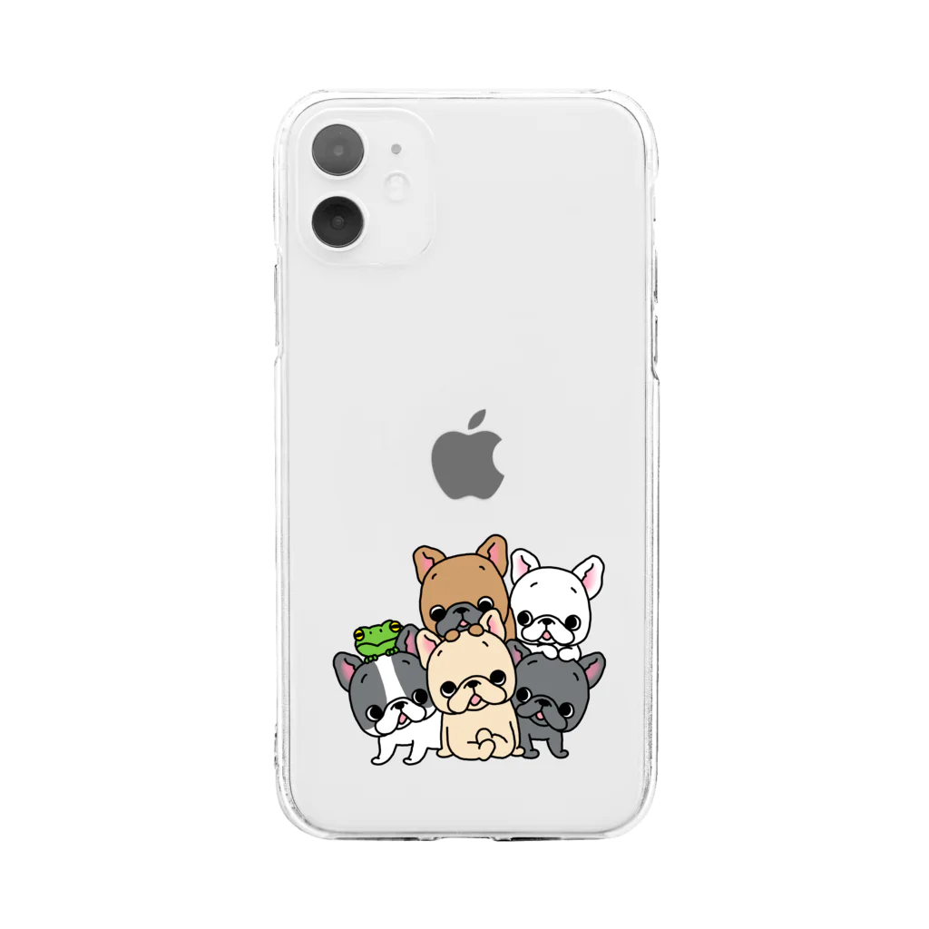 2216studioのフレブルだよ!全員集合！ Soft Clear Smartphone Case