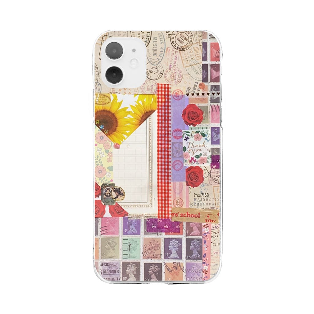コラージュ Miyabihitose Miyabi Hitose のソフトクリアスマホケース Iphoneケース 通販 Suzuri スズリ