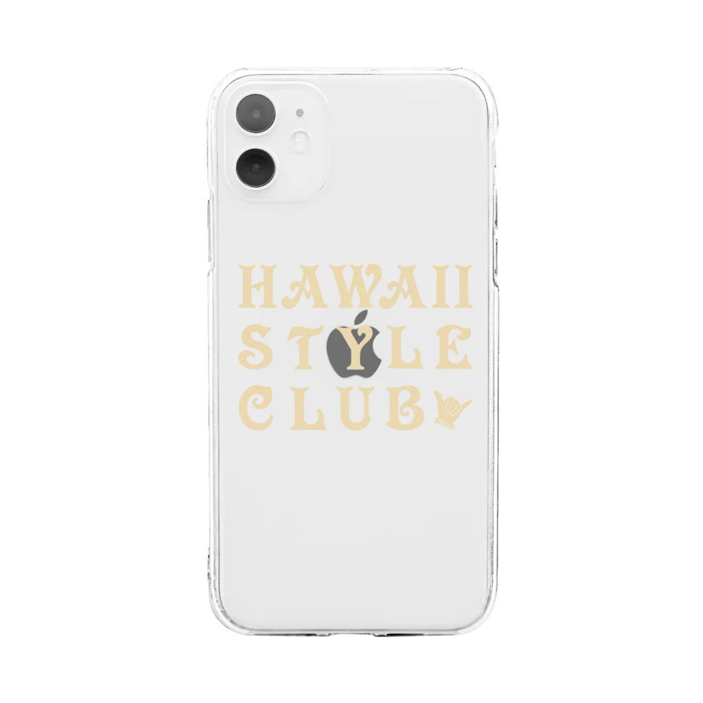 ハワイスタイルクラブのH.S.C. Square Soft Clear Smartphone Case