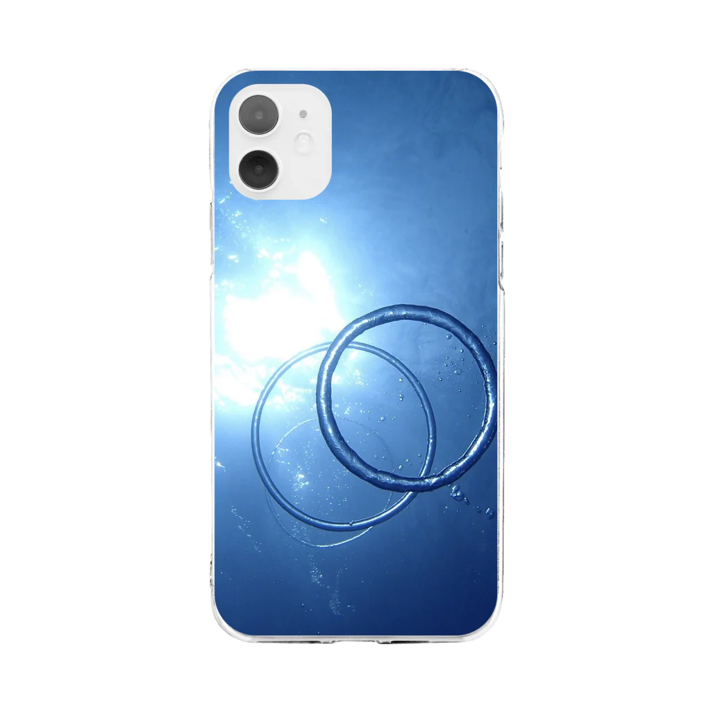 ポンケイのBubble ring Soft Clear Smartphone Case