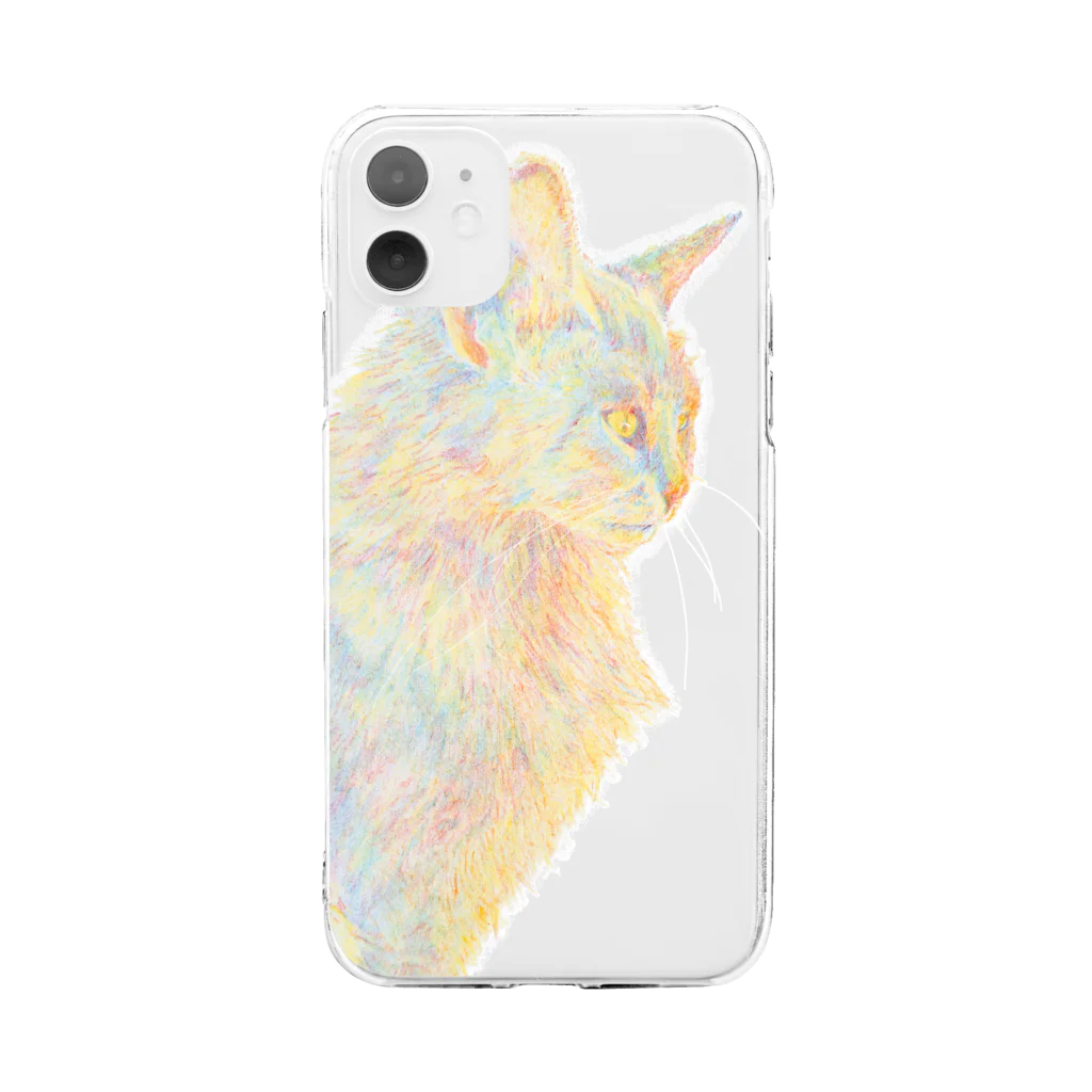 ナツのソマリ Soft Clear Smartphone Case