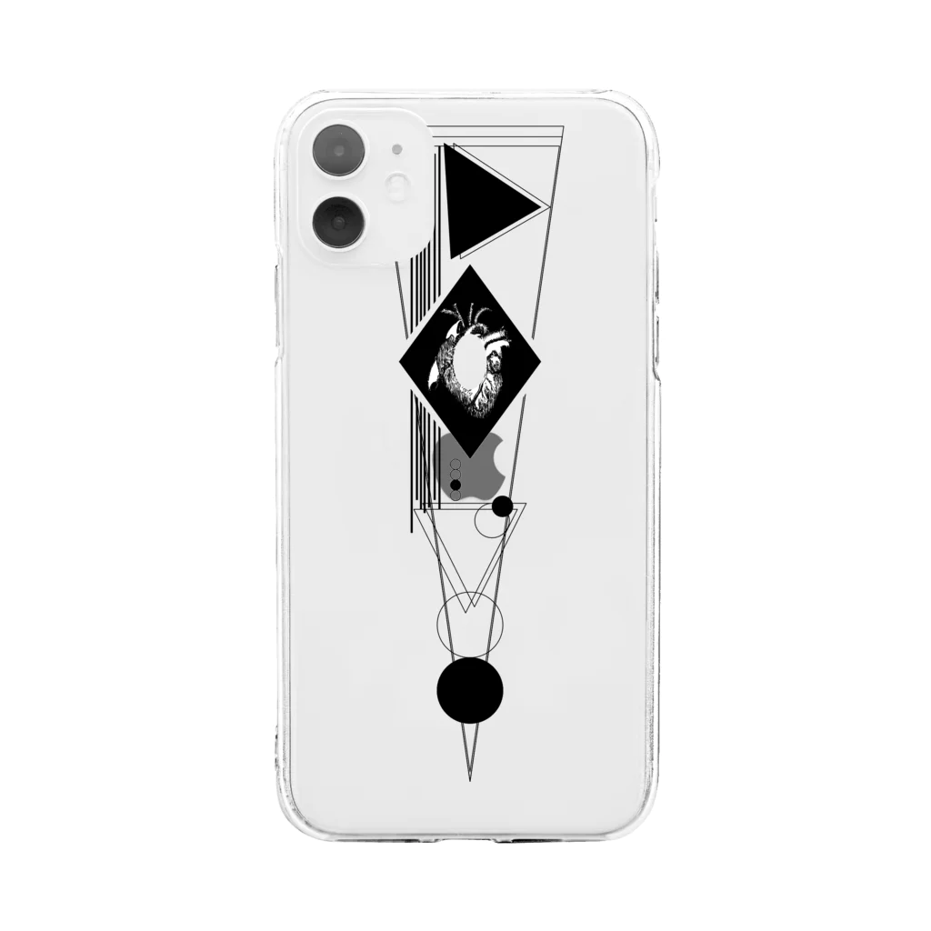 penoitrodのrobot Soft Clear Smartphone Case