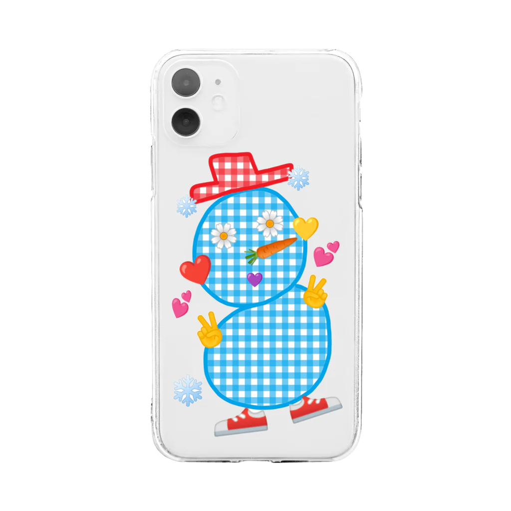 Happyーpop28c🎵のsnowmanman Soft Clear Smartphone Case