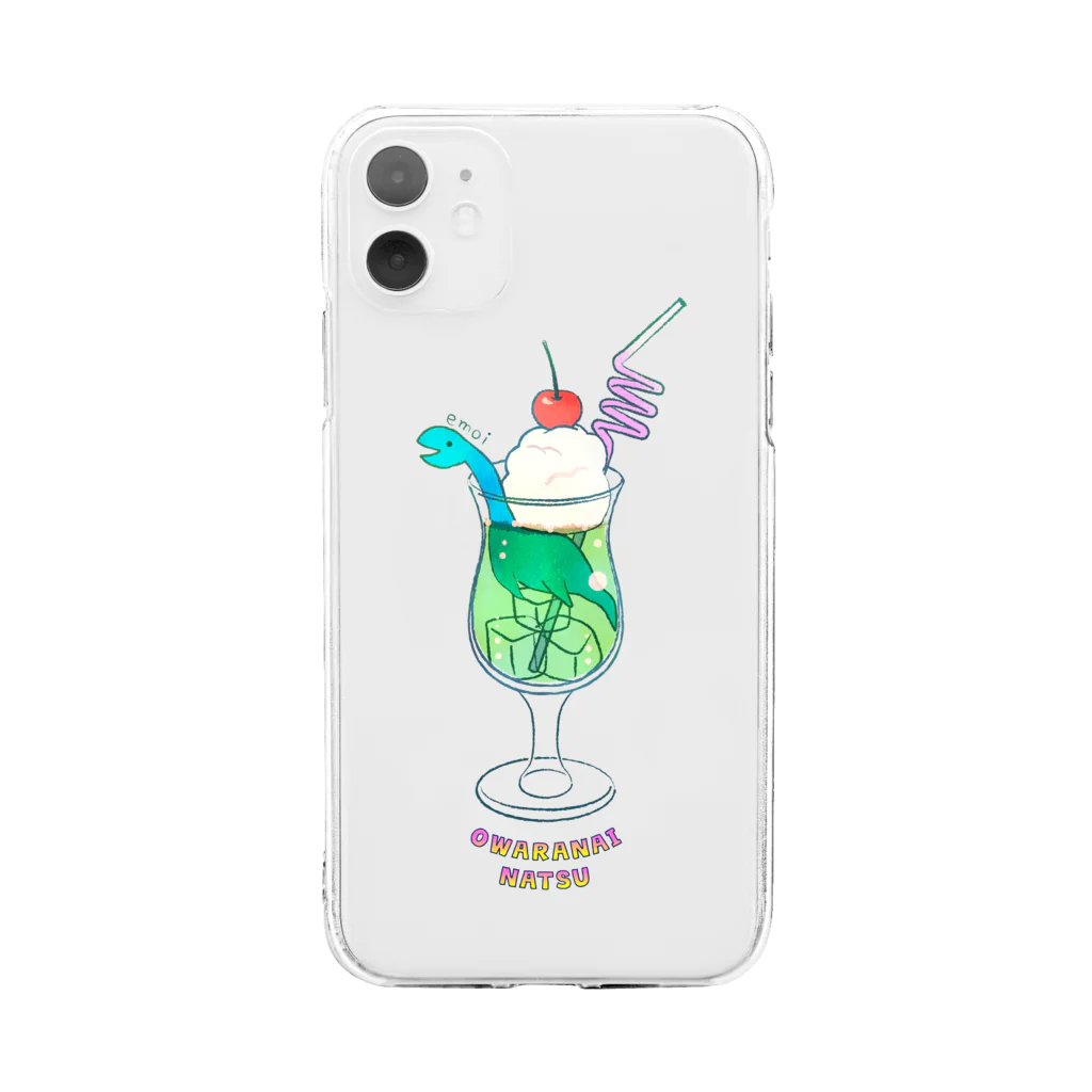 new syrupのOWARANAI NATSU Soft Clear Smartphone Case