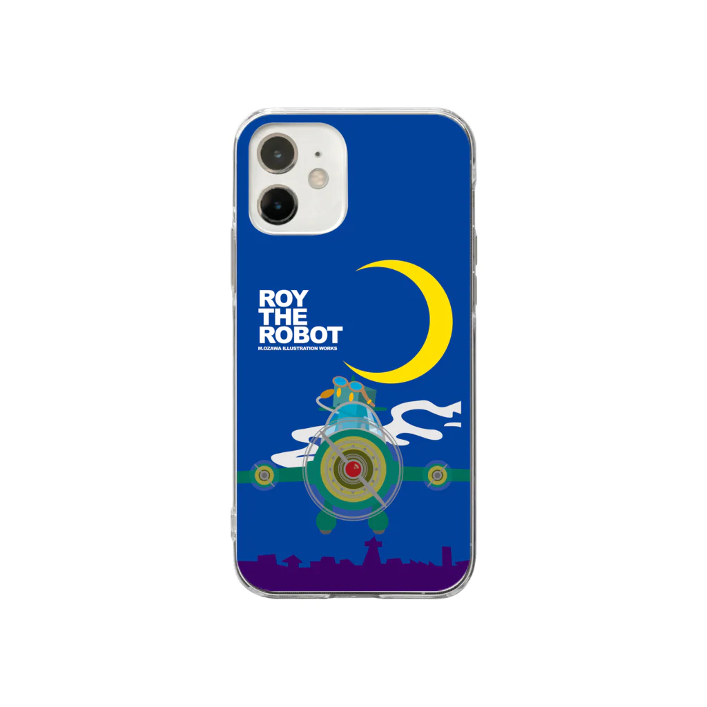 オザワミカの夜間飛行 Soft Clear Smartphone Case