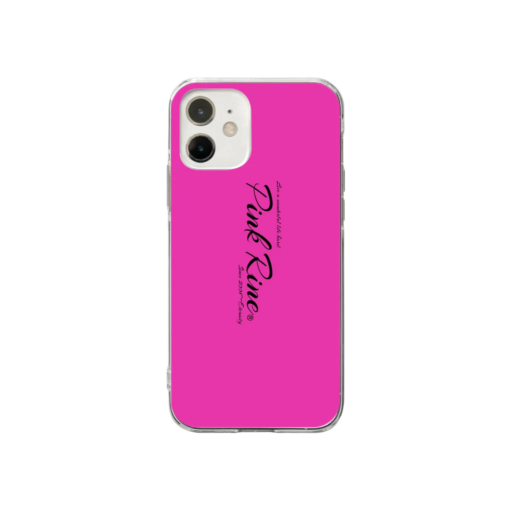 【Pink Rine】の【Pink Rine】オリジナル iPhoneケース☆ Soft Clear Smartphone Case