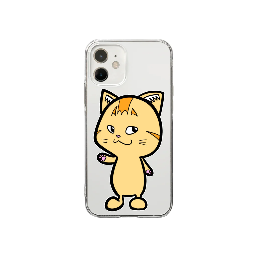 ハッピーちゃんねる。のハッピーグッズ Soft Clear Smartphone Case