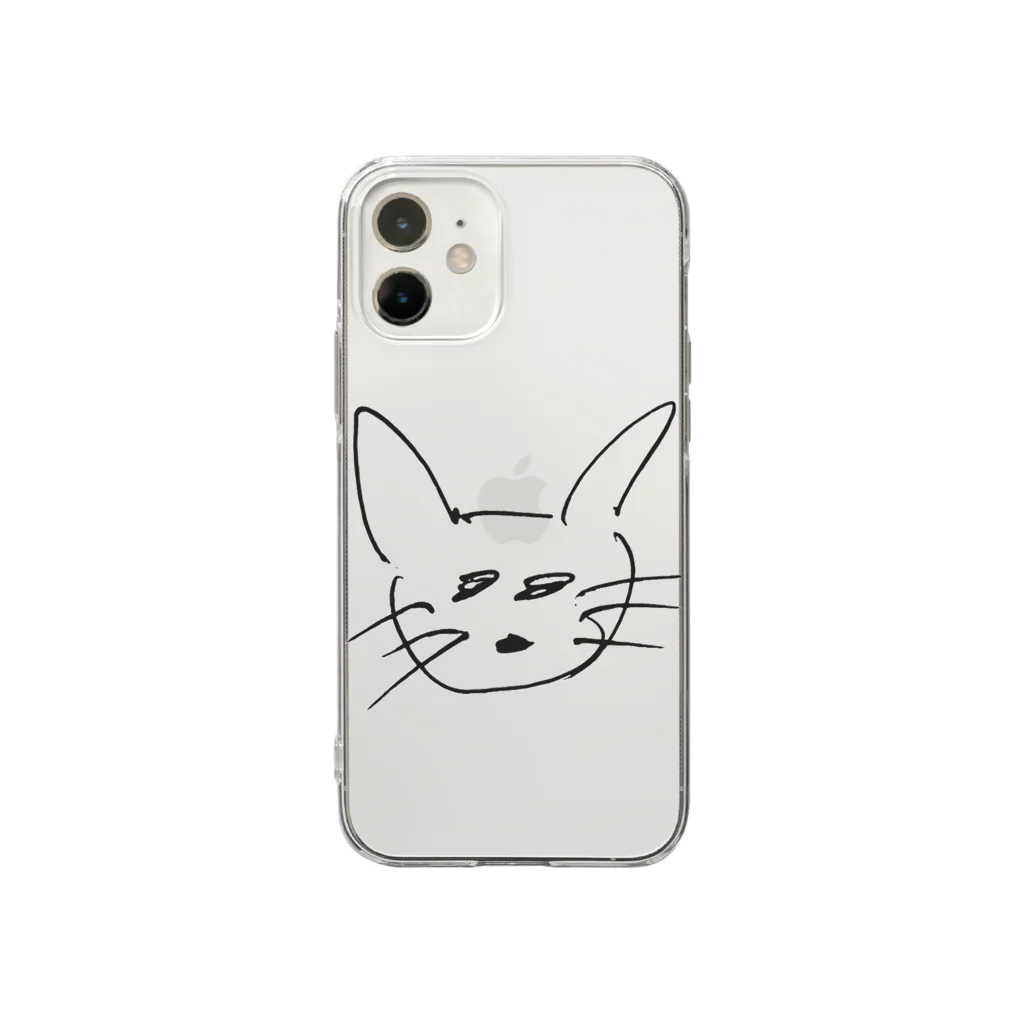 KIYA(きや)のねこさん② Soft Clear Smartphone Case