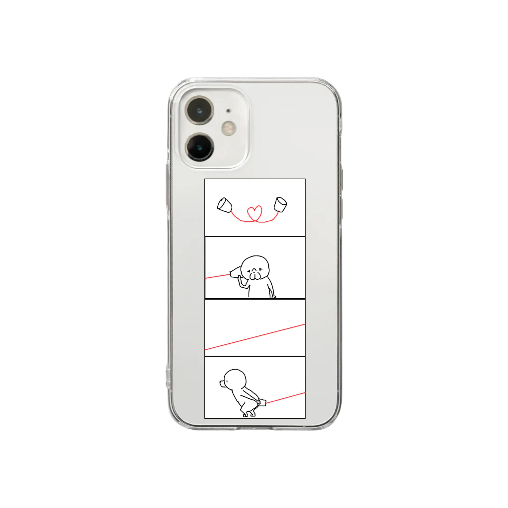 犬もどきの君に届け Soft Clear Smartphone Case