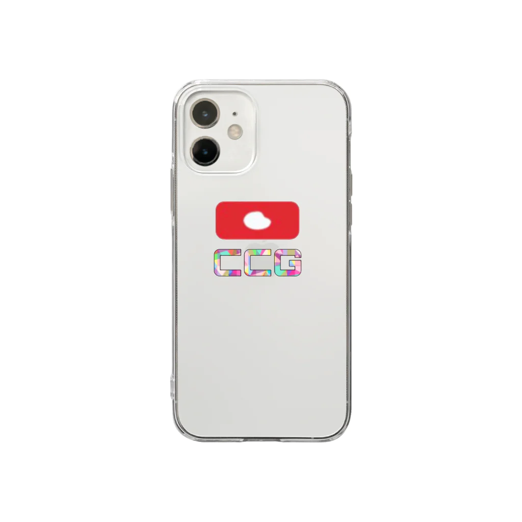 こめかむげーむずSHOPのこめかむげーむずオリジナルグッズ Soft Clear Smartphone Case