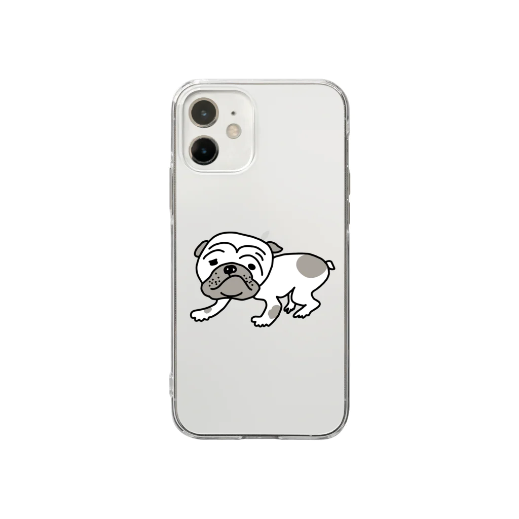 かみらいすのわんきち。 Soft Clear Smartphone Case