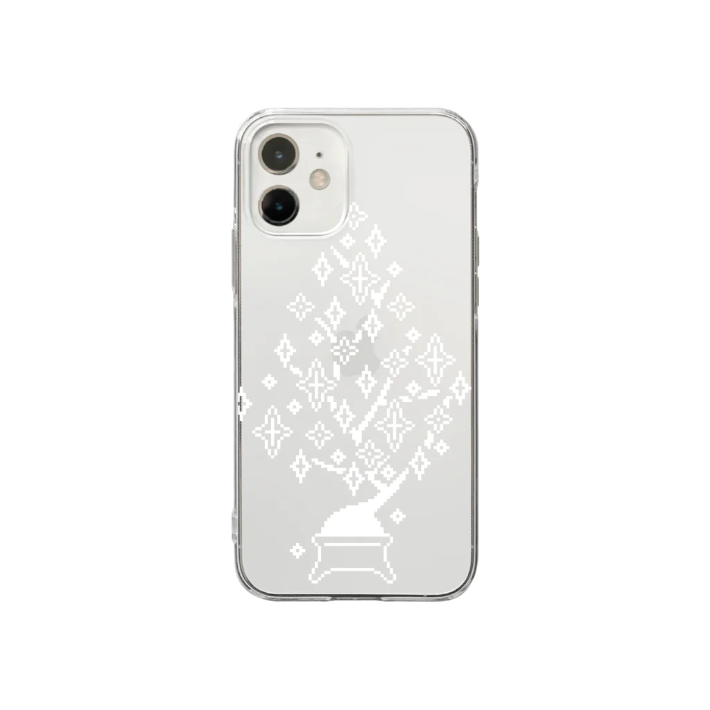 ずぅんのドットボンサイ(星) Soft Clear Smartphone Case