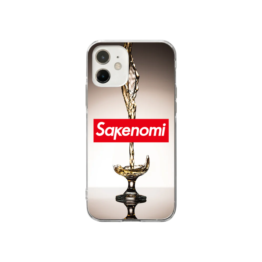 stereovisionのsakenomi（サケノミ） Soft Clear Smartphone Case