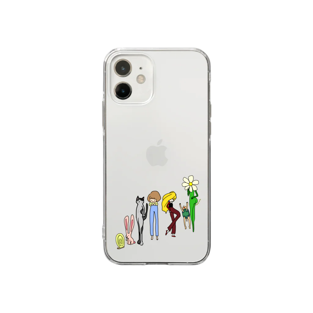 Miyuki_Sakagamiのワの話 Soft Clear Smartphone Case