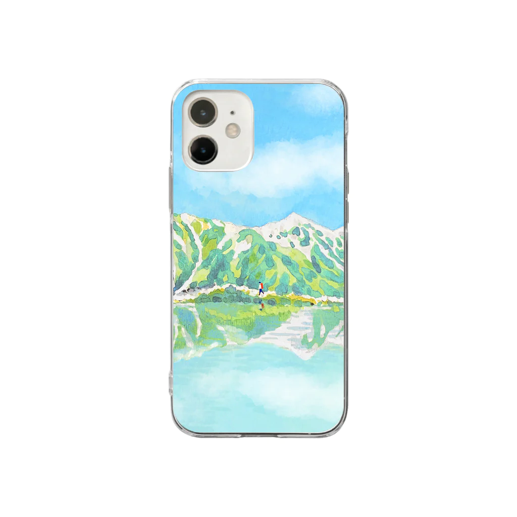 fig-treeのパノラマ_スマホケース Soft Clear Smartphone Case