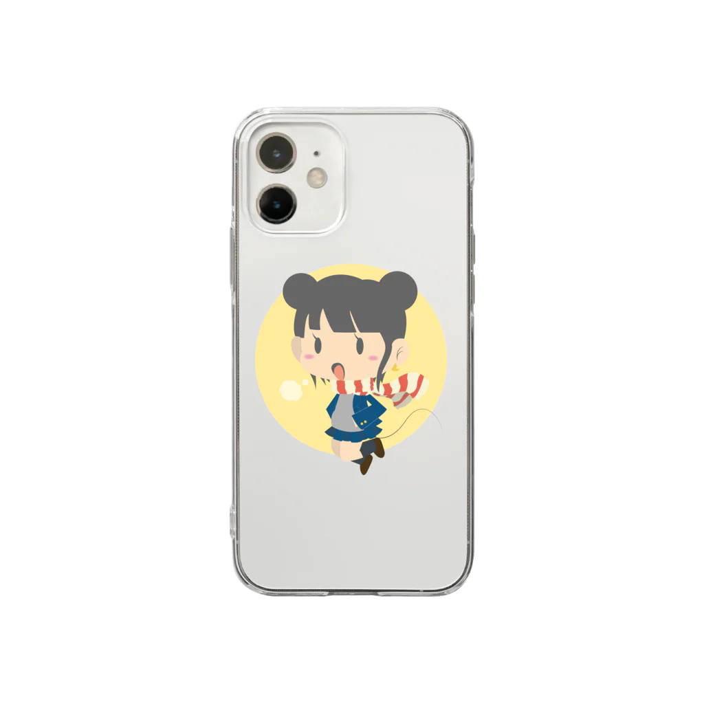 kemのゆるいお店のねず娘 Soft Clear Smartphone Case