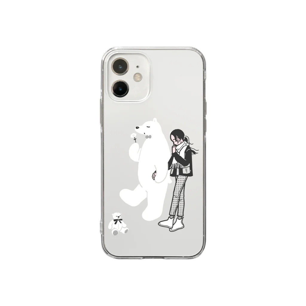 坂本彩のsanpo Soft Clear Smartphone Case