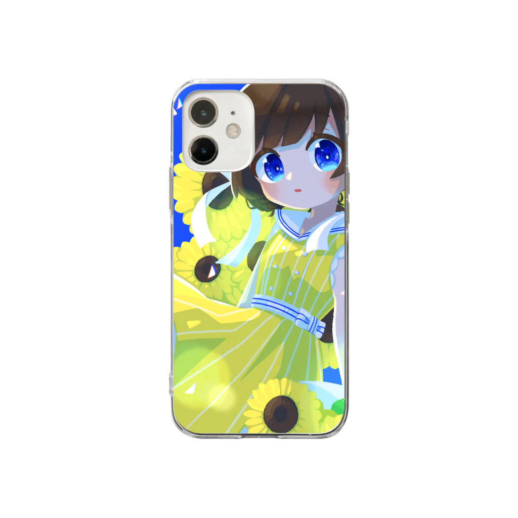 ゲンイチロウのひまわりちゃん Soft Clear Smartphone Case