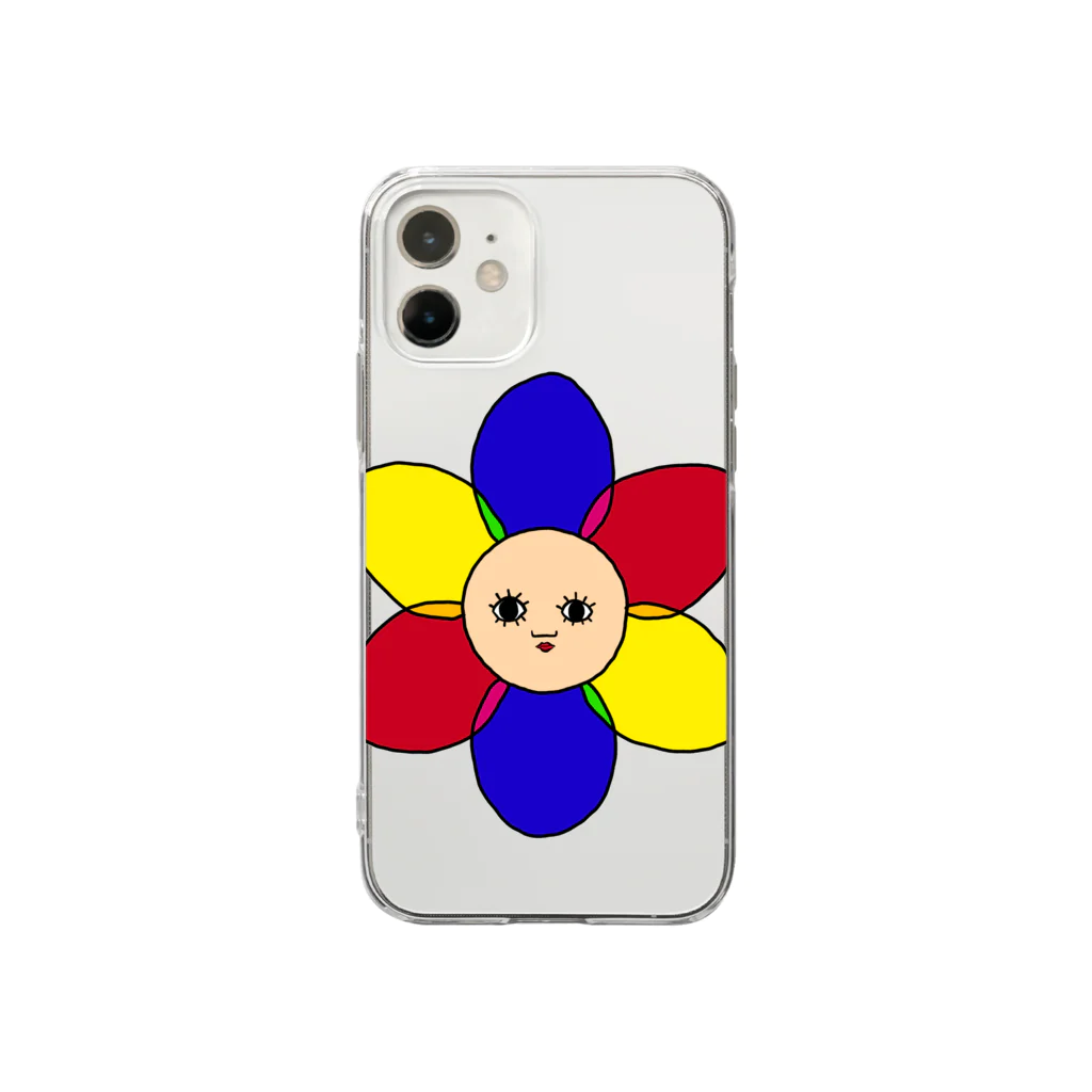 Flowerにんげん　FlowerningenのFlowerにんげん　ソフトクリアスマホケース Soft Clear Smartphone Case