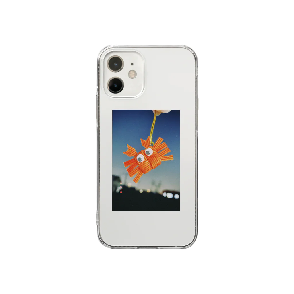 さいごのばんさんまえのレトロ蟹Ⅱ Soft Clear Smartphone Case