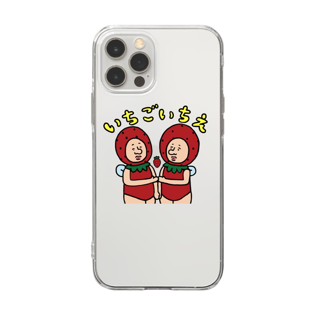 【Yuwiiの店】ゆぅぅぃーのいちごの妖精さん　いちごいちえ Soft Clear Smartphone Case