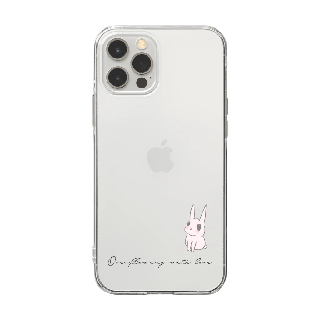 USAGI DESIGN -emi-のうさぎ愛があふれる Soft Clear Smartphone Case