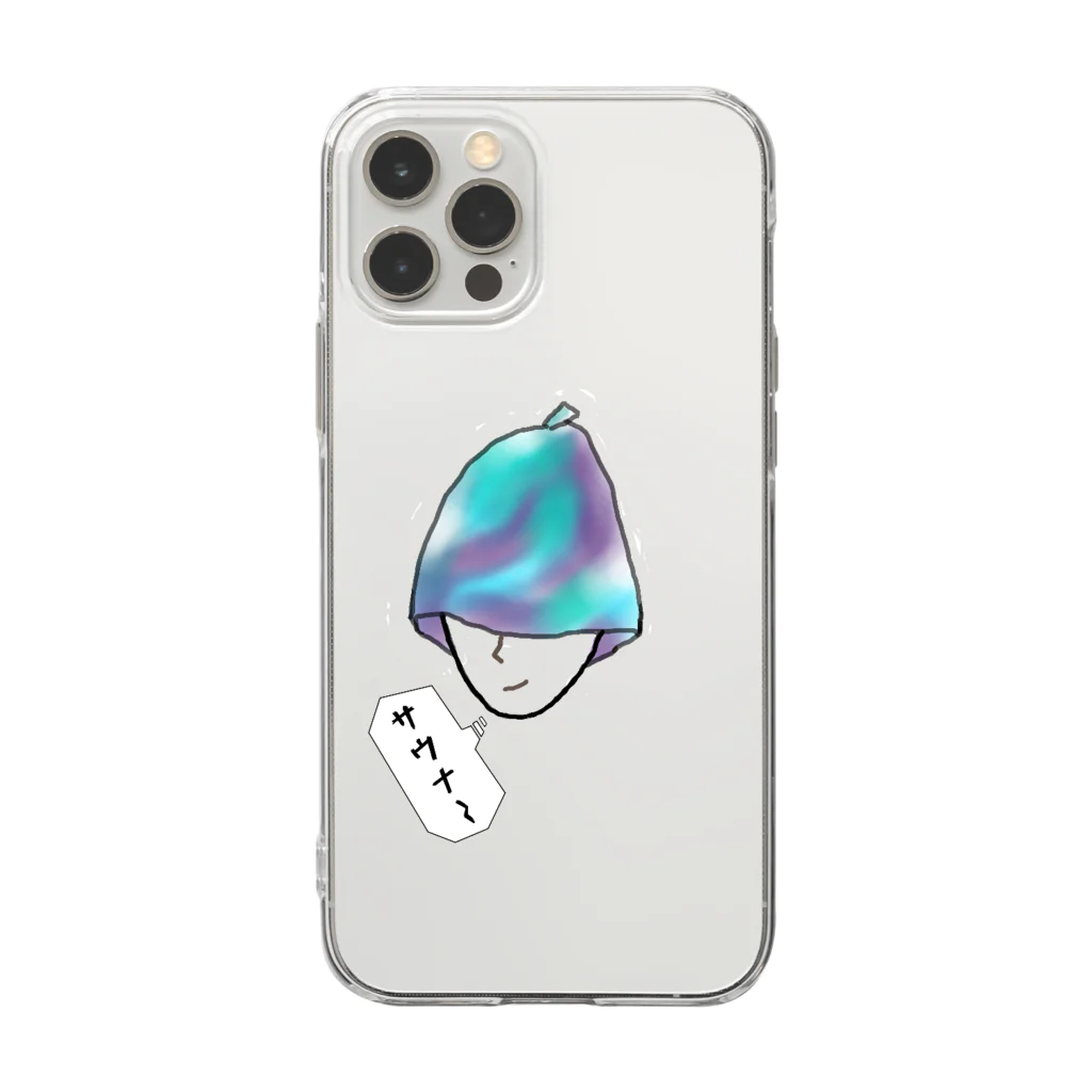 サウナ ＆ スパ　Foo-storeのサウナでハッと Soft Clear Smartphone Case