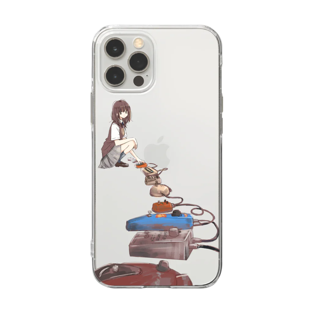 まつだひかりのファズと女子高生 Soft Clear Smartphone Case