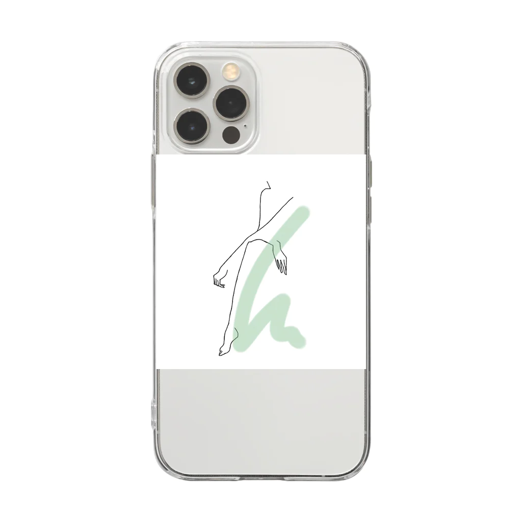 Fumitsuki's ShopsのGIRL Soft Clear Smartphone Case