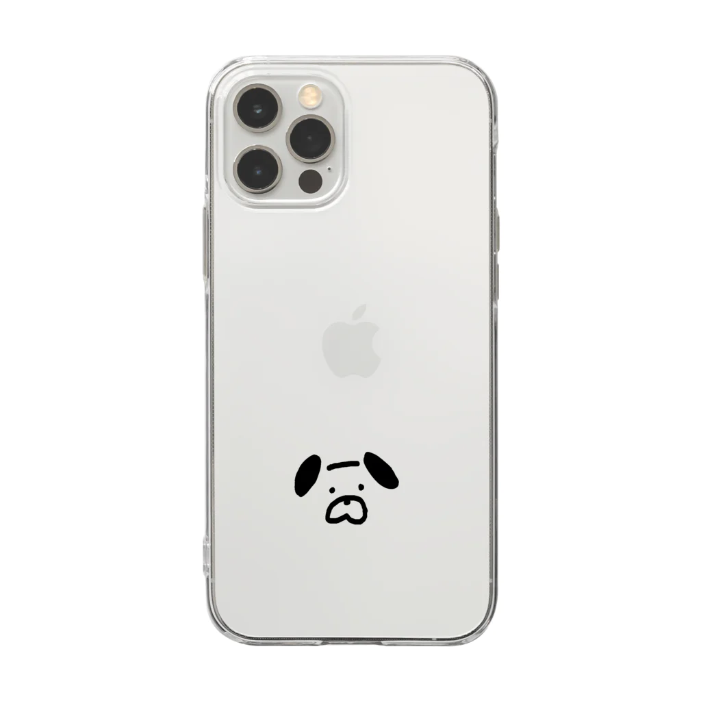 イヌを飼いたいのふつうのイヌ Soft Clear Smartphone Case