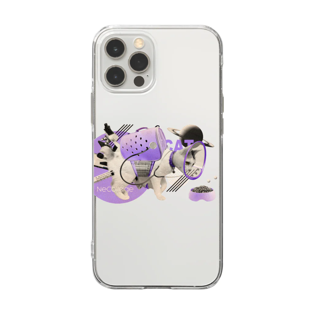 カズシフジイのNecollage3 Soft Clear Smartphone Case