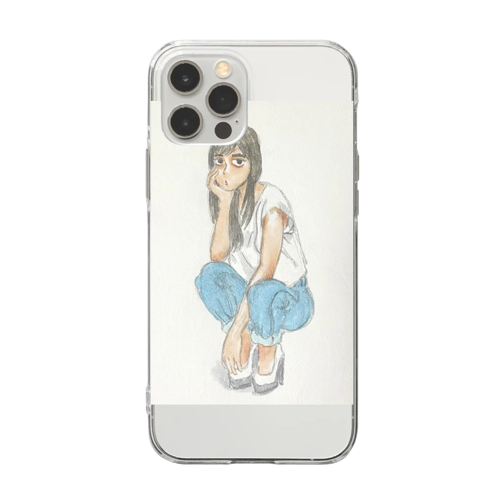 アナログ製作所のKAWAII女子 Soft Clear Smartphone Case