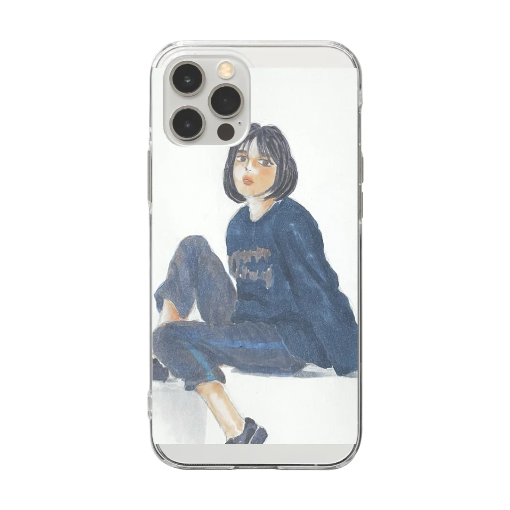 アナログ製作所のKAWAII女子 Soft Clear Smartphone Case