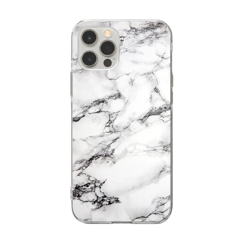 Ag InorganicのInorganic_marble Soft Clear Smartphone Case