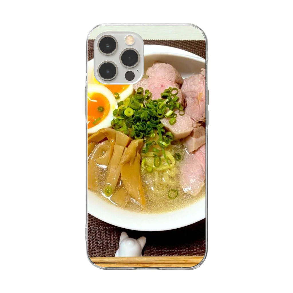 sina°ｺﾚ♪の鶏白湯ラーメン Soft Clear Smartphone Case