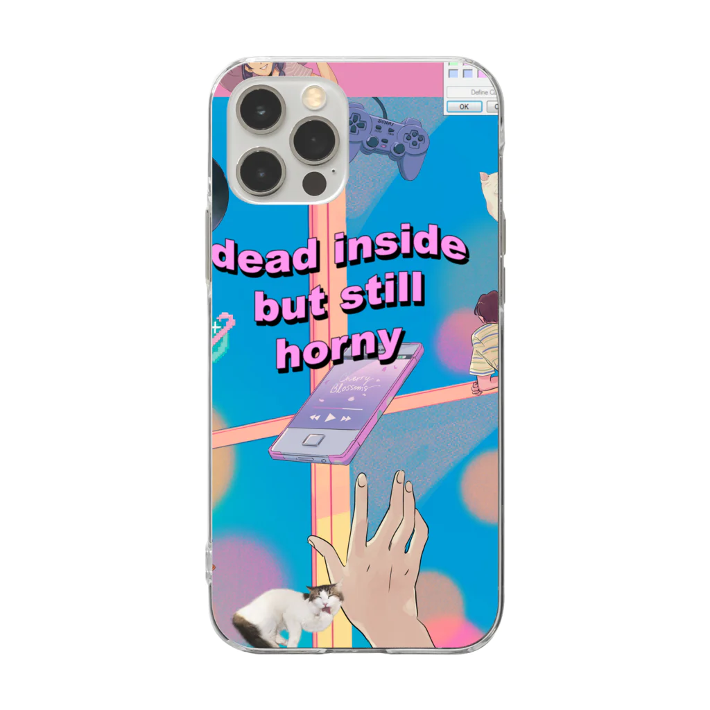 𝙈𝙊𝙈𝙊'𝙨 𝙎𝙝𝙤𝙥の90's anime & momo #02 Soft Clear Smartphone Case